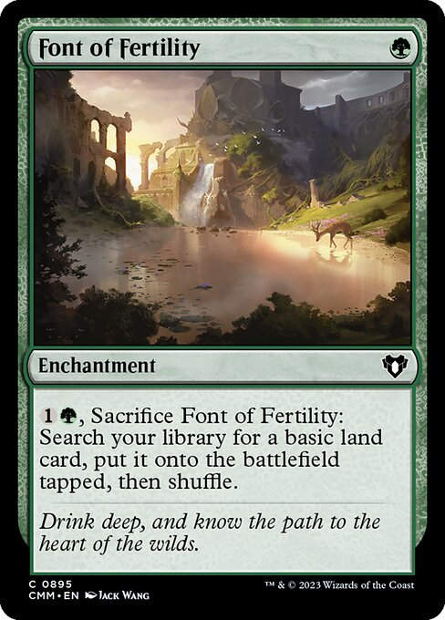 Font of Fertility (cmm) (Commander Deck)