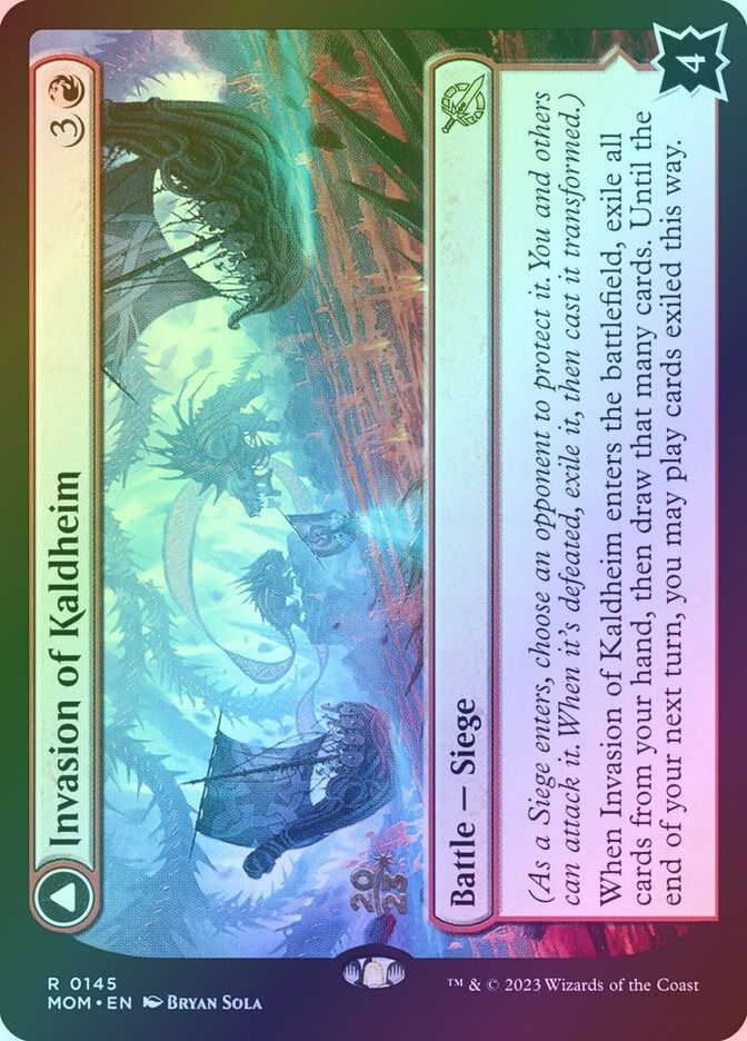 Invasion of Kaldheim // Pyre of the World Tree (PMOM) (145s) / Foil — cara 1 de 2