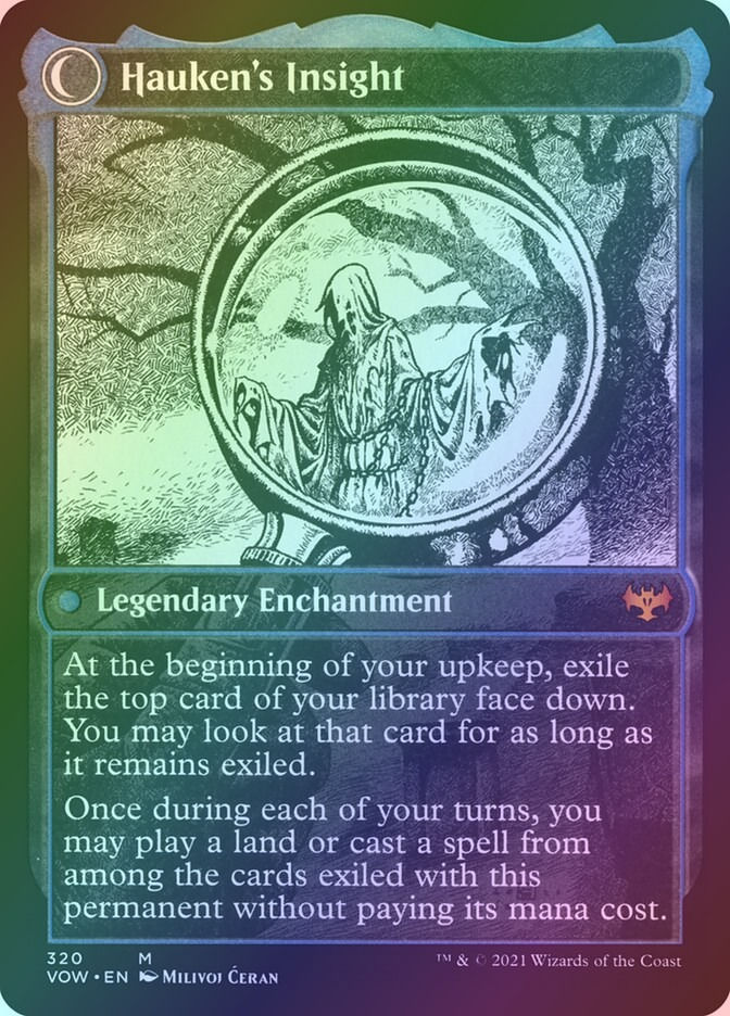 Jacob Hauken, Inspector // Hauken's Insight (VOW) (320) / Showcase / Foil — cara 2 de 2