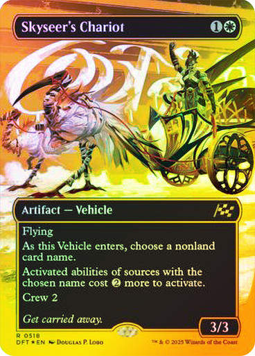 Skyseer's Chariot (DFT) / Borderless  / First Place Foil (518)