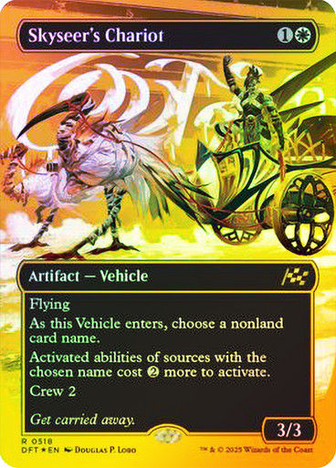 Skyseer's Chariot (DFT) / Borderless  / First Place Foil (518)
