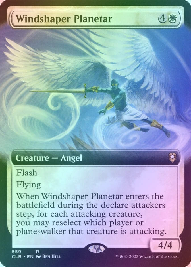 Windshaper Planetar (CLB) (559) / Extended Art / Foil