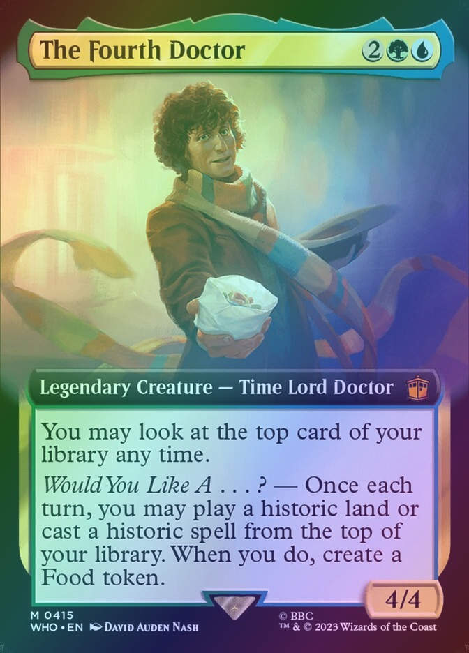 The Fourth Doctor (WHO) (415) / Extended Art / Foil