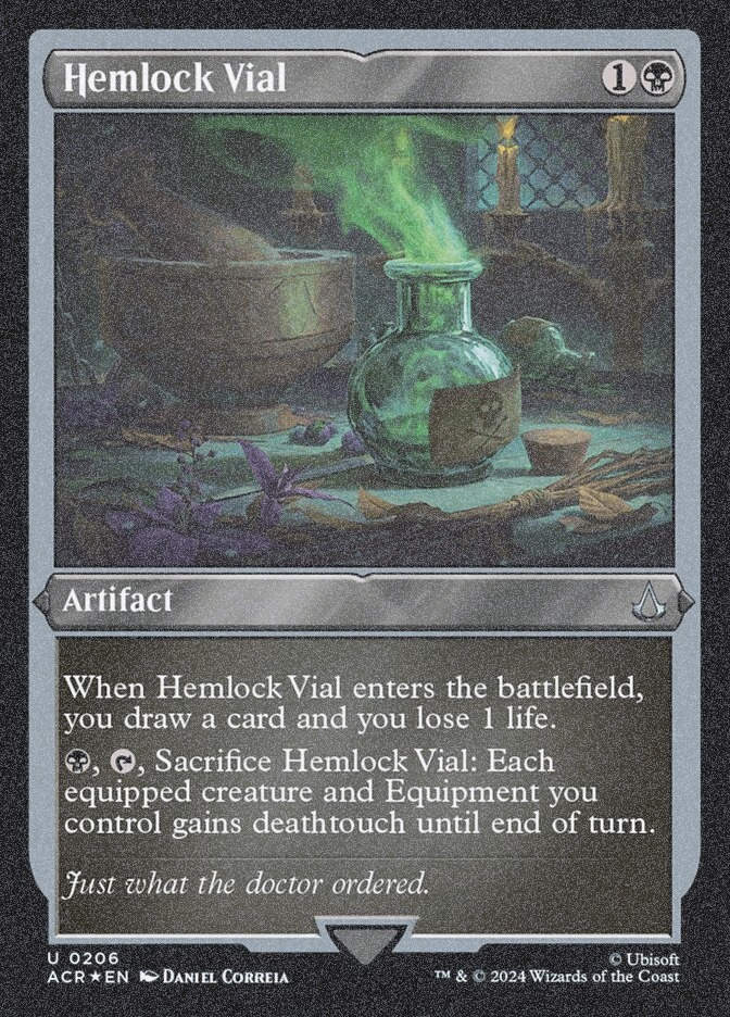Hemlock Vial (ACR) (206) / Foil Etched