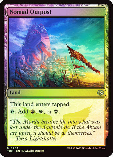 Nomad Outpost (TDM) (263) / Foil