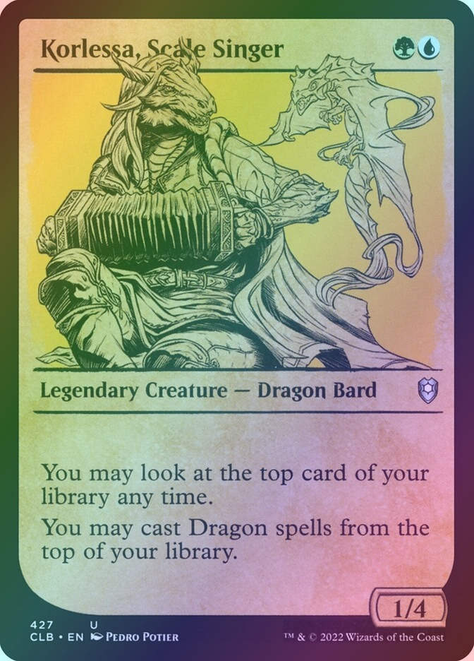 Korlessa, Scale Singer (CLB) (427) / Showcase / Foil