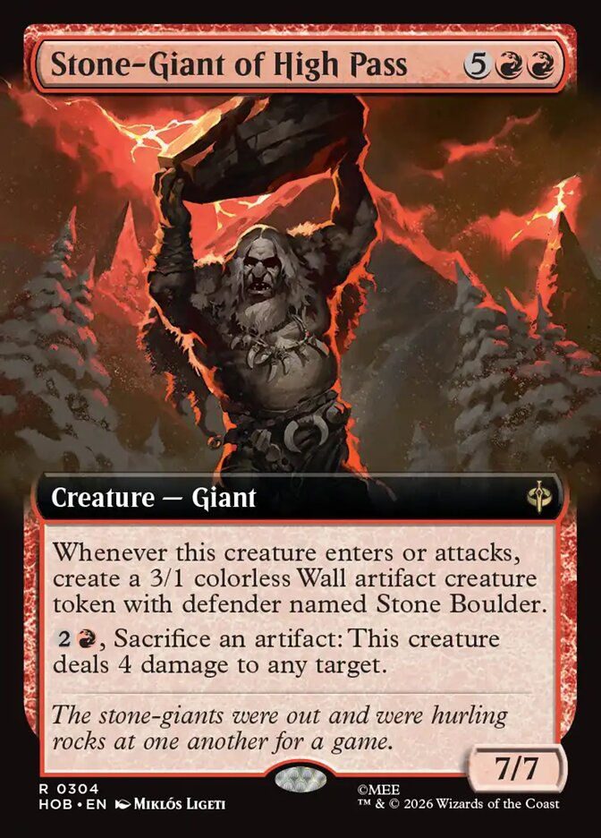 Stone-Giant of High Pass (HOB) (304) / Extended Art
