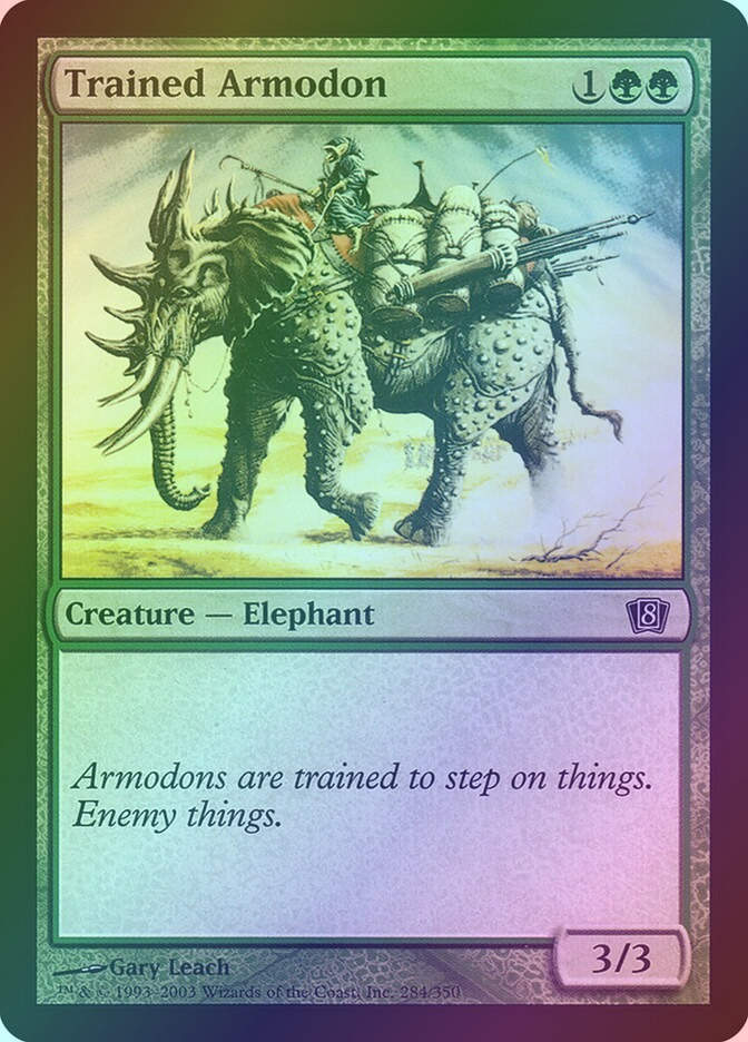 Trained Armodon (8ED) (284★) / Foil