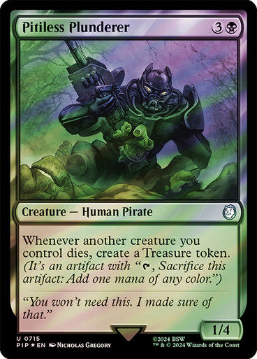 Pitiless Plunderer (pip) (715) / Surge Foil