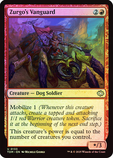 Zurgo's Vanguard (TDM) (133) / Foil