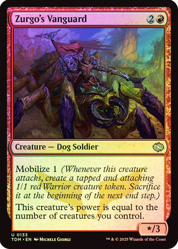 Zurgo's Vanguard (TDM) (133) / Foil