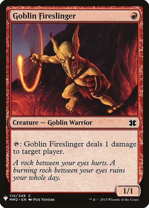 Goblin Fireslinger (PLST) (MM2-114)