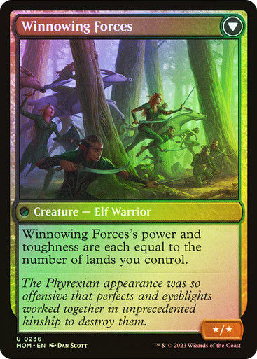 Invasion of Lorwyn // Winnowing Forces (mom) / Foil — cara 2 de 2
