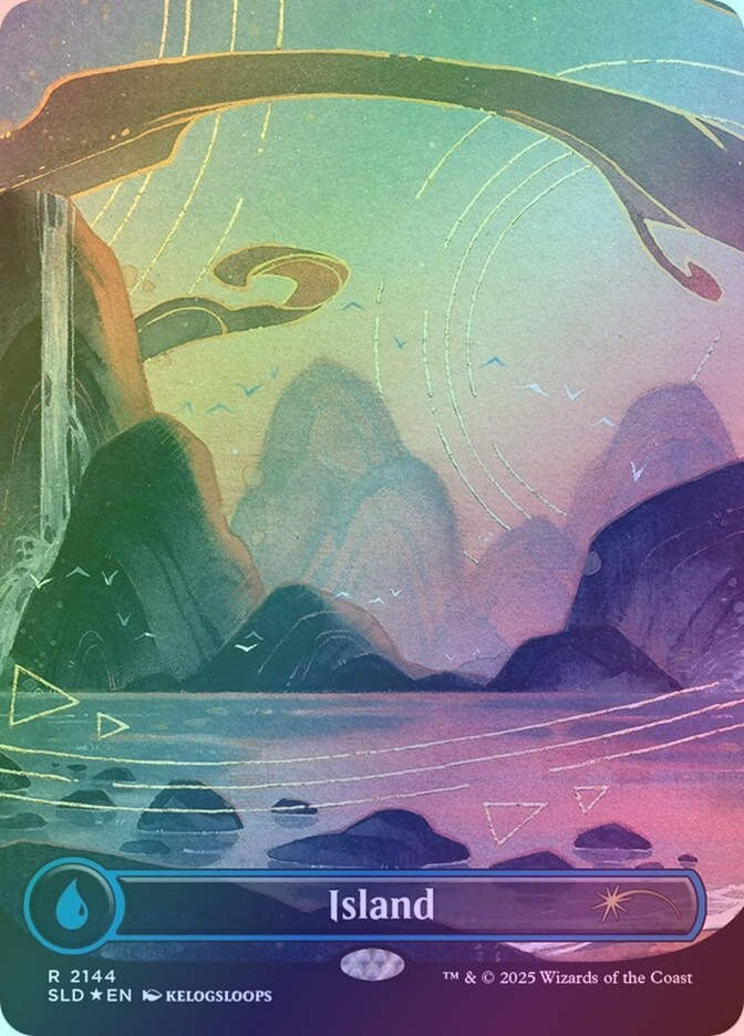 Island (SLD) (2144) / Borderless / Foil