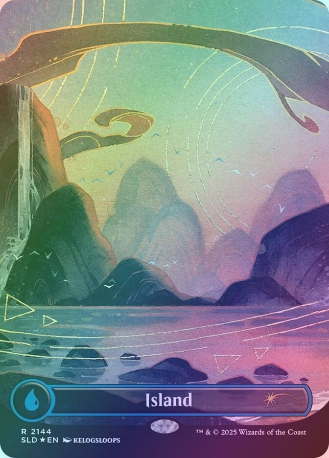 Island (SLD) (2144) / Borderless / Foil