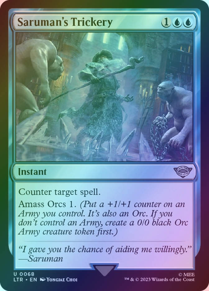Saruman's Trickery (LTR) (68) / Foil