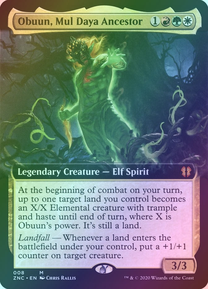 Obuun, Mul Daya Ancestor (ZNC) (8) / Extended Art / Foil