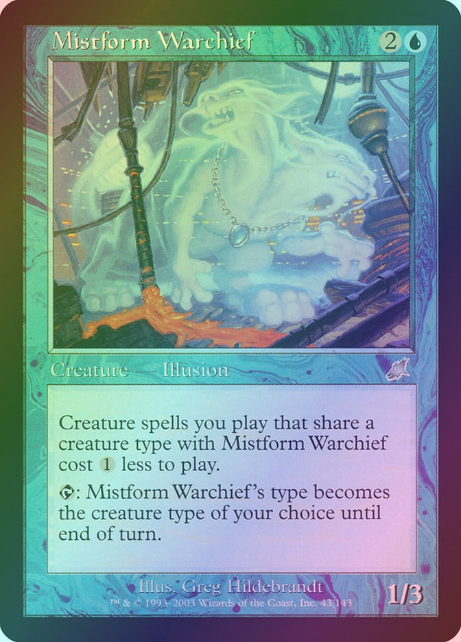 Mistform Warchief (SCG) (43) / Foil