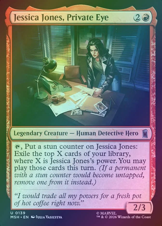 Jessica Jones, Private Eye (MSH) (139) / Foil