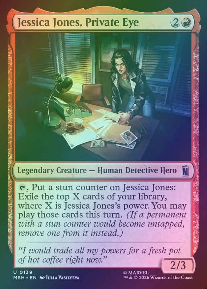 Jessica Jones, Private Eye (MSH) (139) / Foil