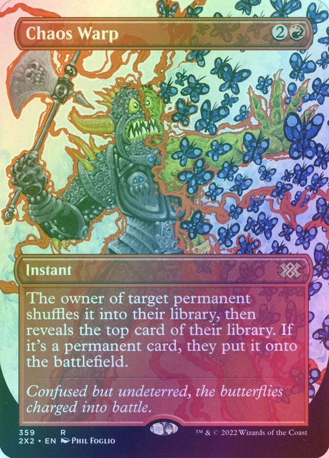 Chaos Warp (2X2) (359) / Borderless / Foil