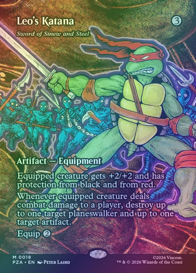 Sword of Sinew and Steel (PZA) (18) / Borderless / Foil