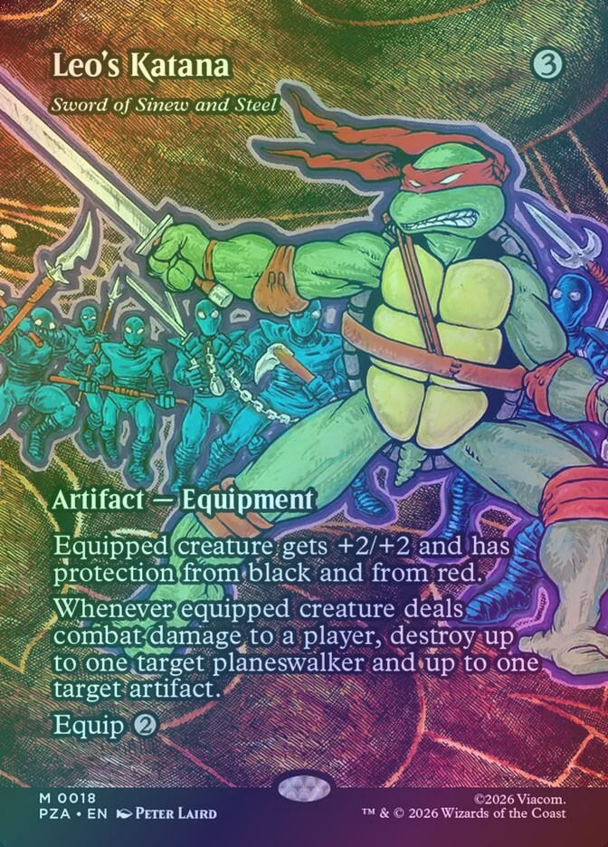 Sword of Sinew and Steel (PZA) (18) / Borderless / Foil