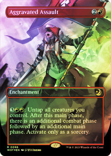 Aggravated Assault (wot) / Anime Borderless Confetti Foil