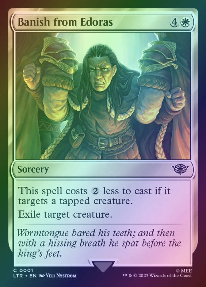 Banish from Edoras (LTR) (1) / Foil