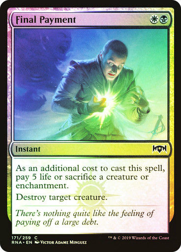 Final Payment (RNA) (171) / Foil