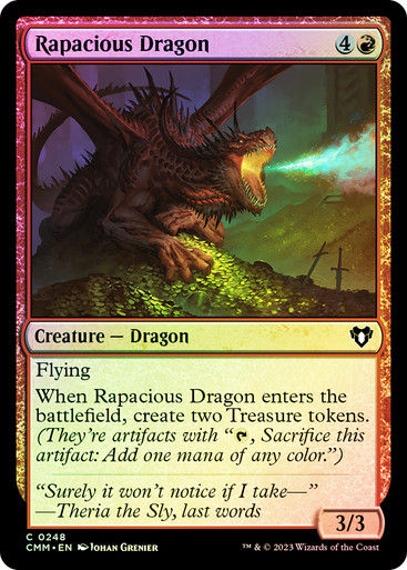 Rapacious Dragon (cmm) / Foil
