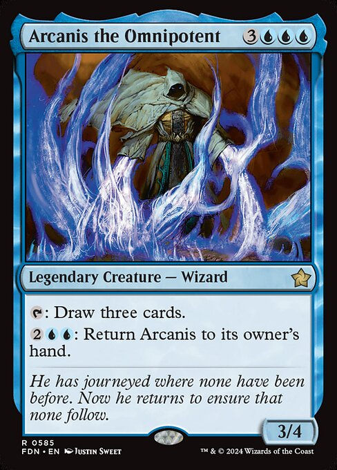 Arcanis the Omnipotent (FDN) (585) (Starter)