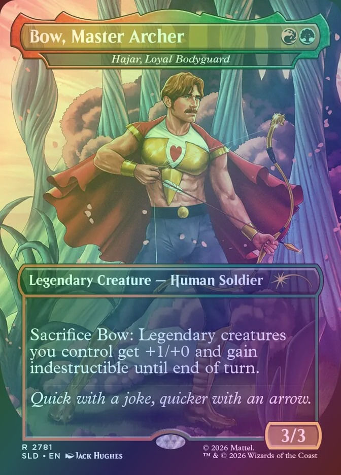 Hajar, Loyal Bodyguard (SLD) (2781) / Borderless / Foil