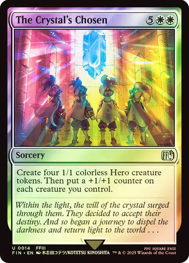 The Crystal's Chosen (FIN) (14) / Foil
