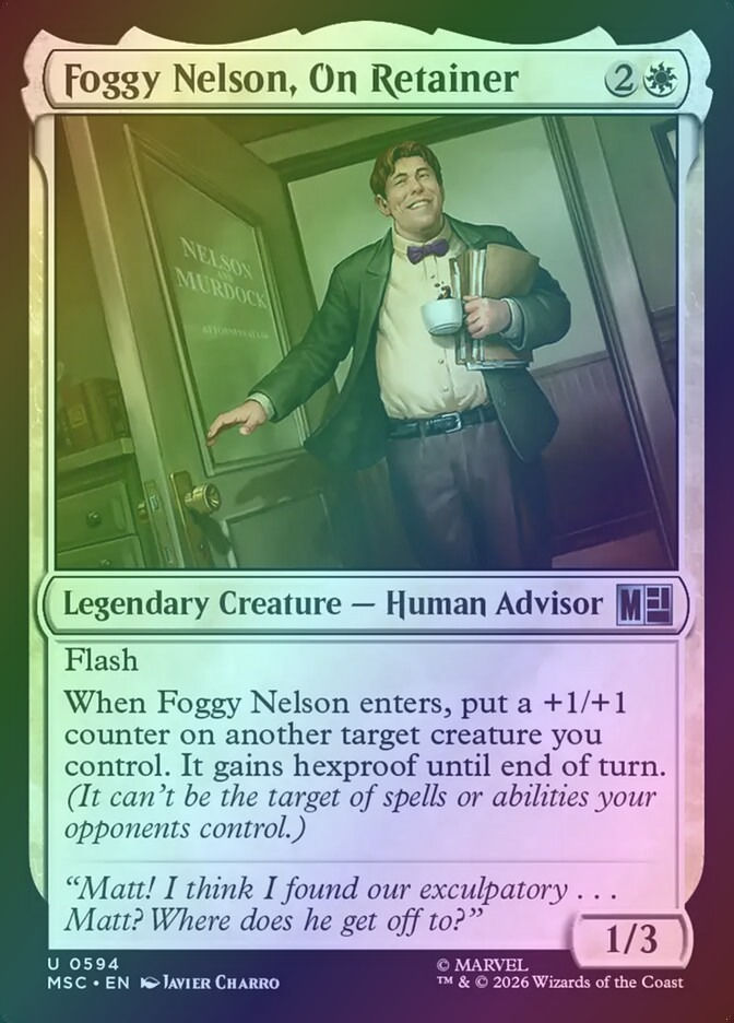 Foggy Nelson, On Retainer (MSC) (594) / Foil