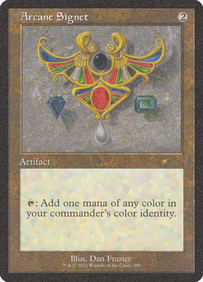 Arcane Signet (SLD) (589) / Foil Etched
