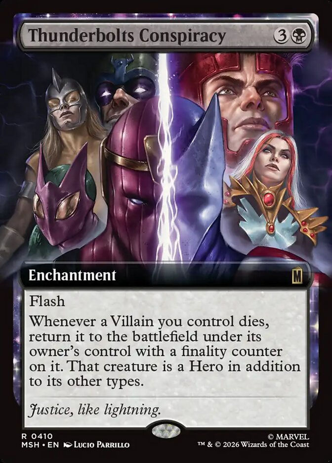 Thunderbolts Conspiracy (MSH) (410) / Extended Art