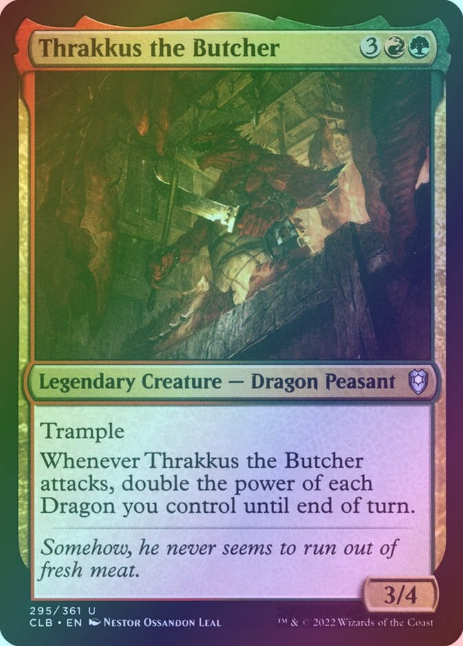Thrakkus the Butcher (CLB) (295) / Foil