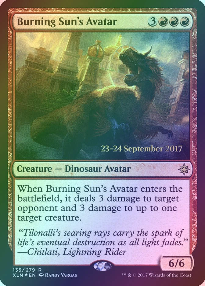 Burning Sun's Avatar (PXLN) (135s) / Foil