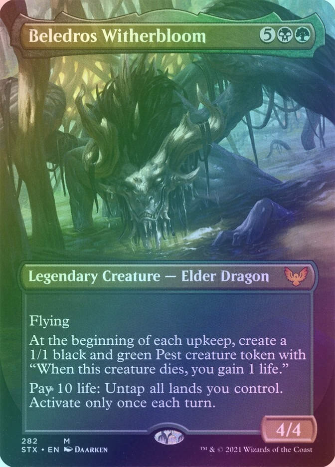 Beledros Witherbloom (STX) (282) / Borderless / Foil