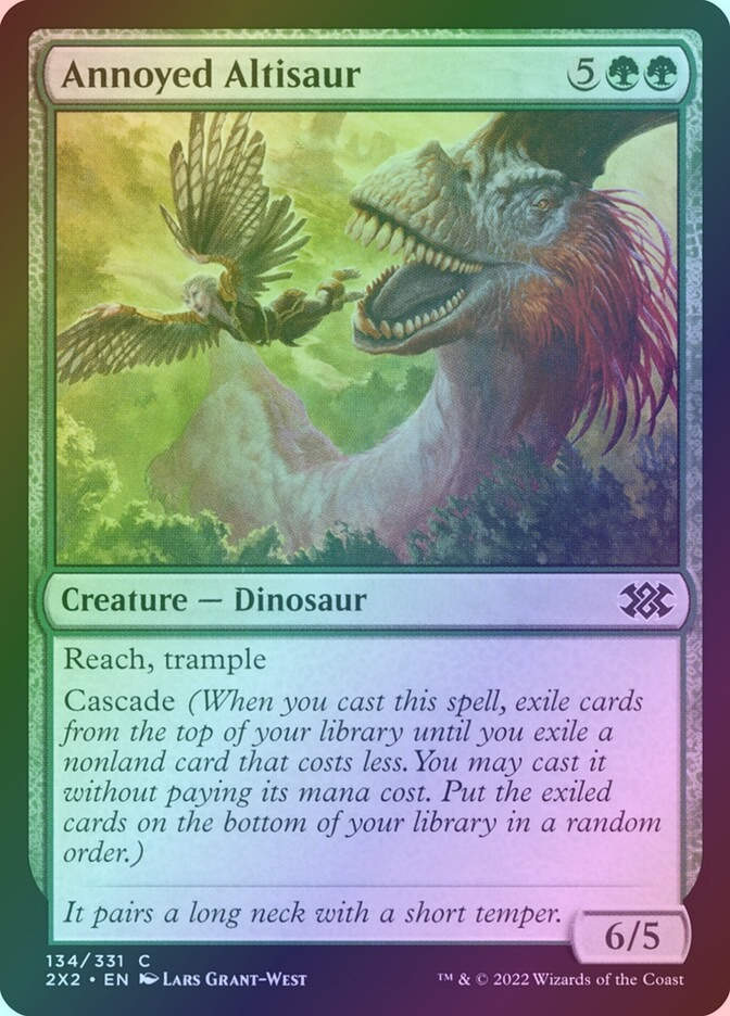 Annoyed Altisaur (2X2) (134) / Foil