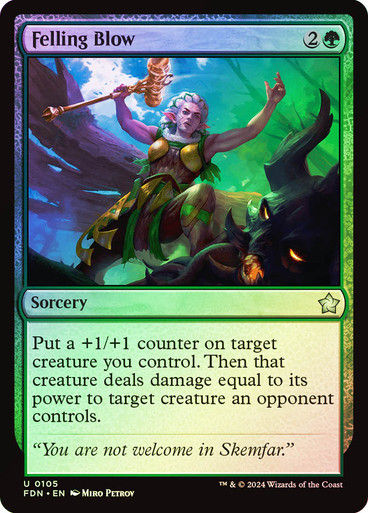 Felling Blow (FDN) (105) / Foil