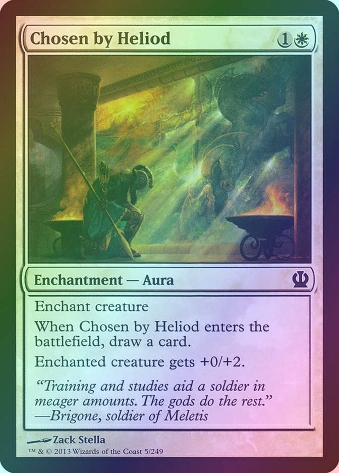 Chosen by Heliod (THS) (5) / Foil