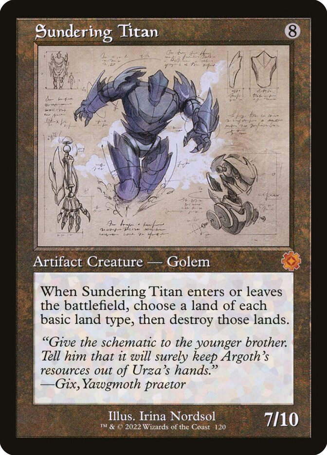 Sundering Titan (BRR) (120) / Schematic