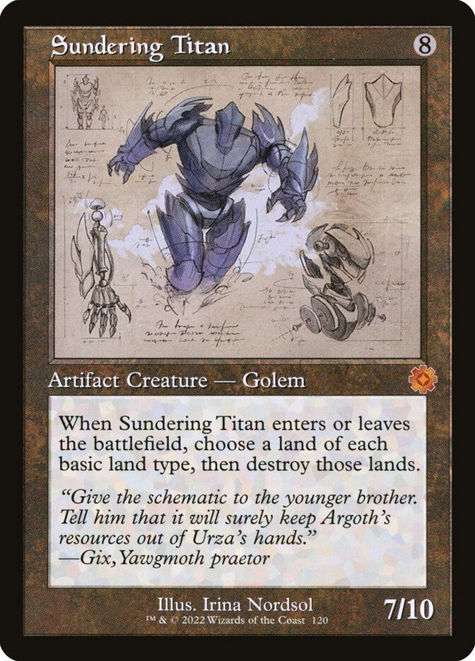 Sundering Titan (BRR) (120) / Schematic