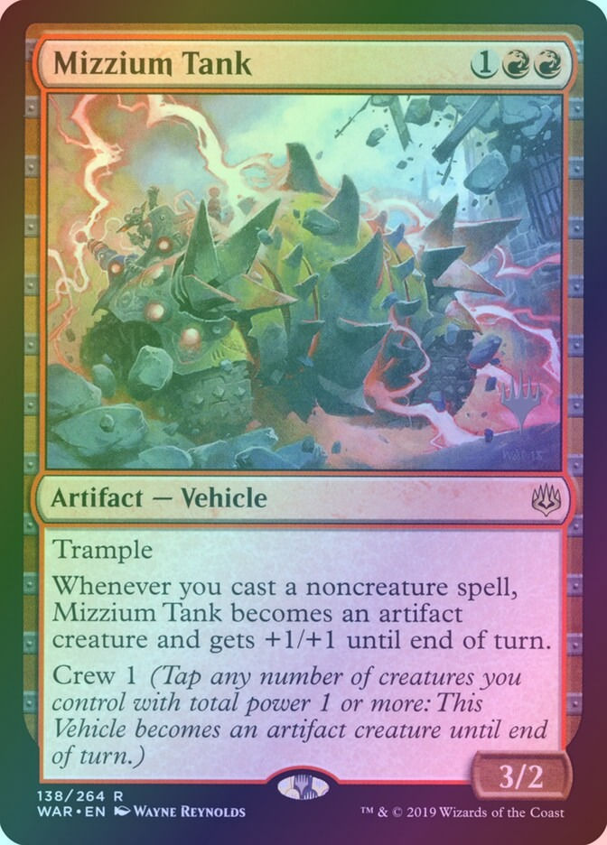 Mizzium Tank (PWAR) (138p) / Foil
