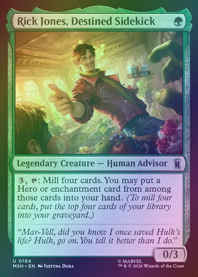 Rick Jones, Destined Sidekick (MSH) (184) / Foil