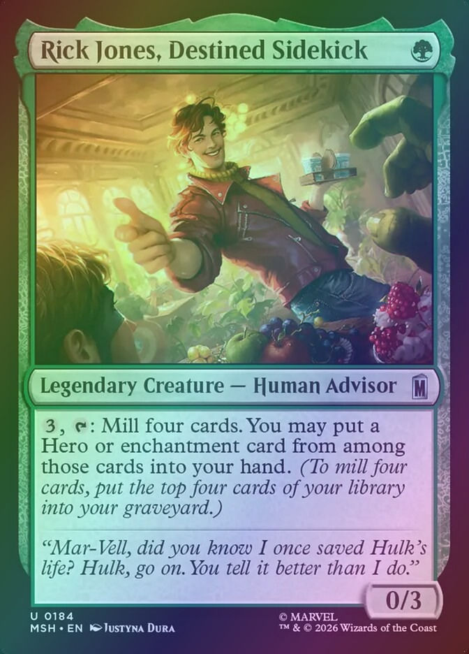 Rick Jones, Destined Sidekick (MSH) (184) / Foil