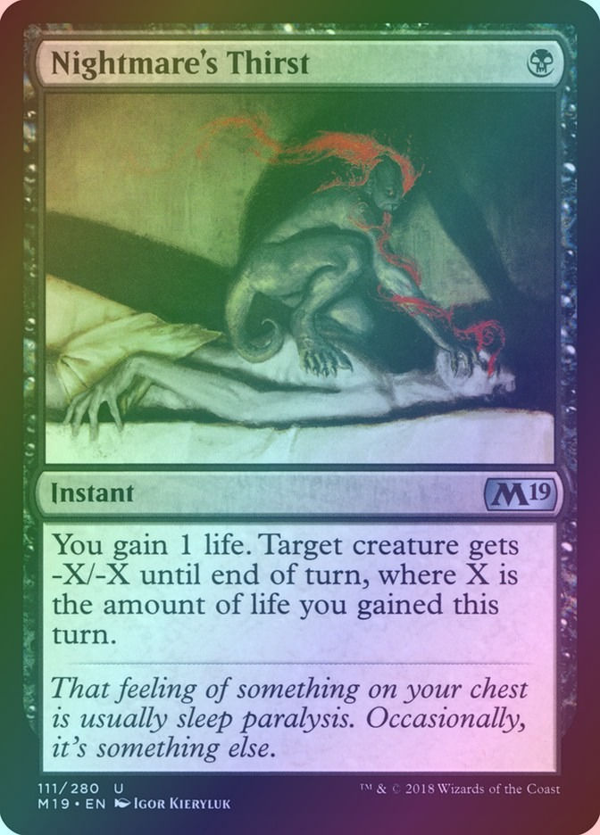 Nightmare's Thirst (M19) (111) / Foil