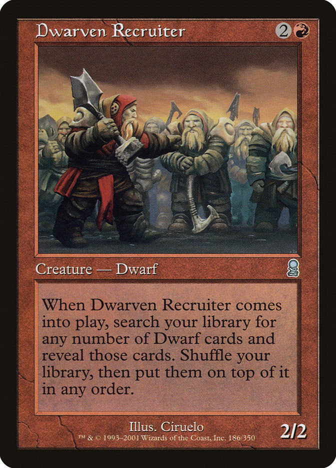 Dwarven Recruiter (ody)